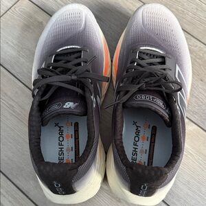 New Balance Men's Athletic Shoes - Black, Gray, and Orange